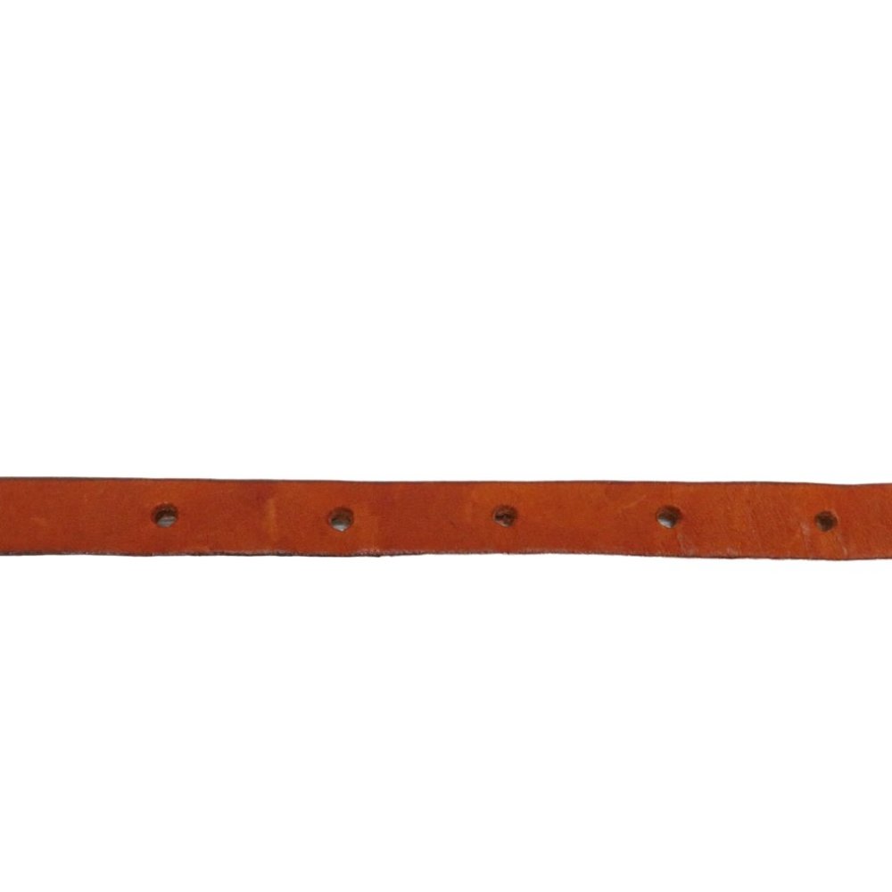 Wraparound Skinny Belt Made In USA From Italian Leather Vintage - Picture 8 of 9